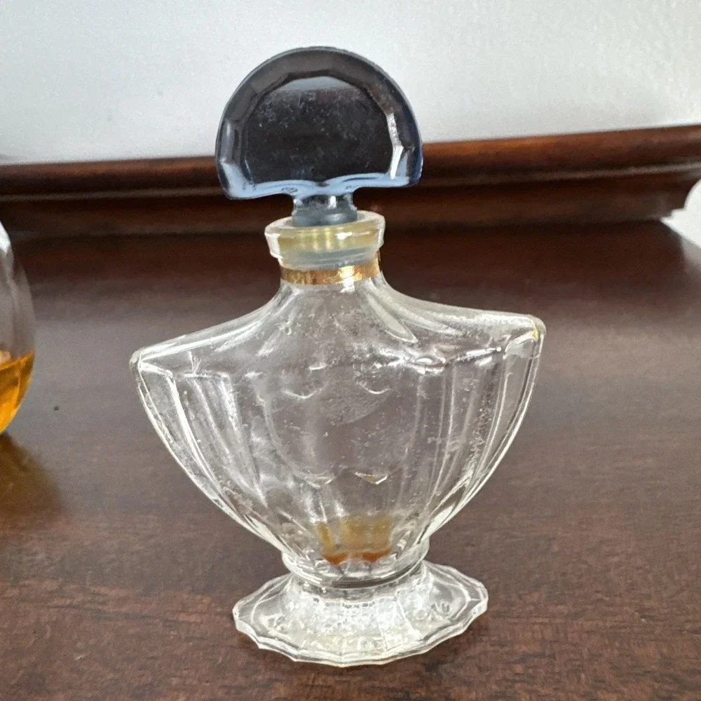 3 Vintage Guerlain Shalimar Eau de Champs Cologne Bottle Made In France Lot